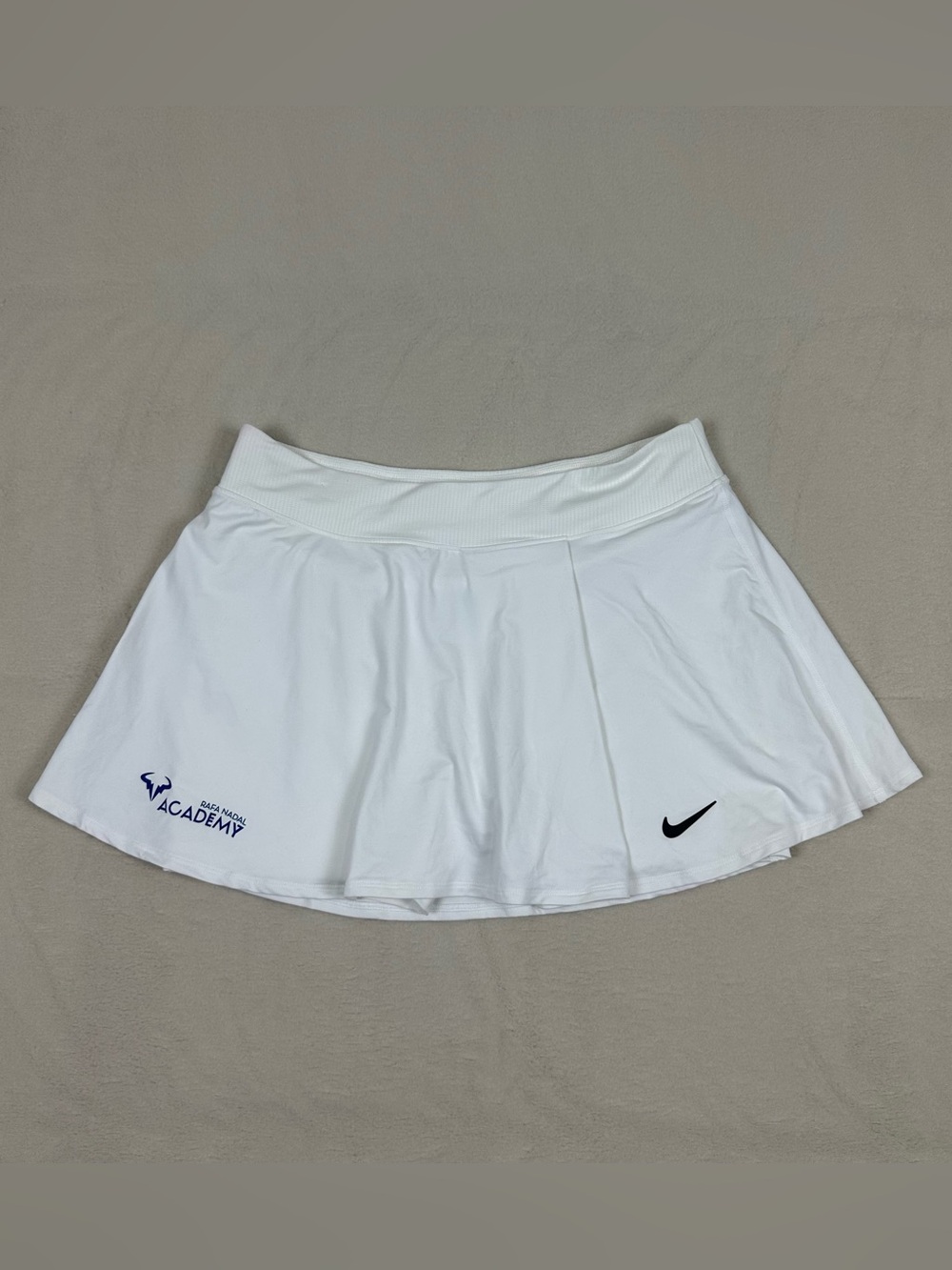 Nike Rafa Nadal Academy Dri-FIT White Tennis Skirt Skort Pickle Ball Large